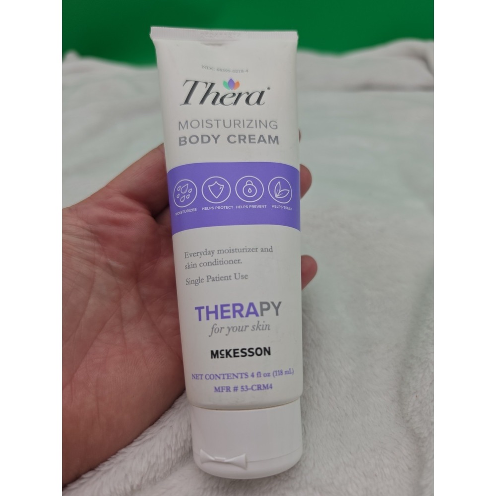 McK Thera Moisturizing Body Cream‎ Skin Protectant Scented Cream 4 oz. Tube~new